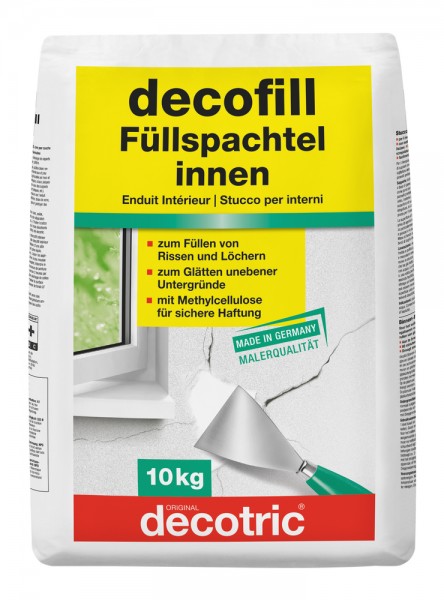 Decotric decofill Füllspachtel innen 10 kg