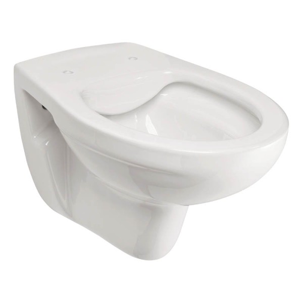 AquaSu Tiefspül-Wand-WC 187 Basic Spülrandlos Weiß