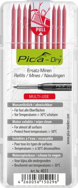 Pica PICA-DRY Ersatzminen rot