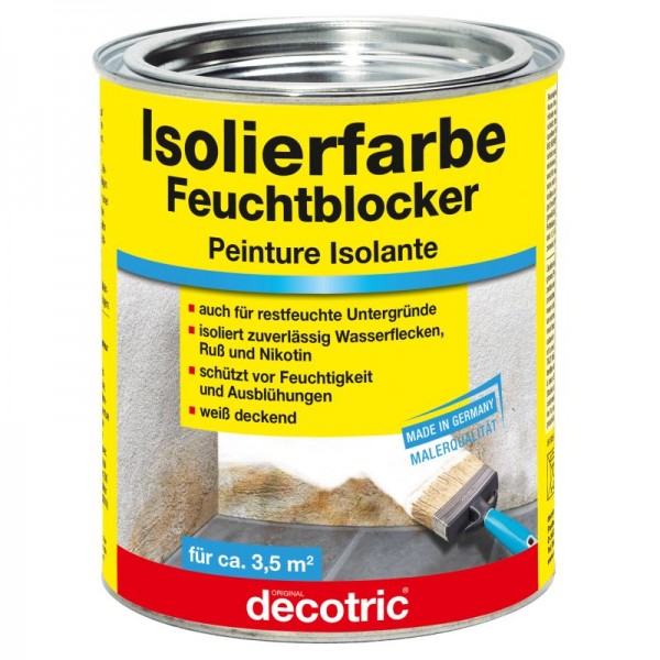 Decotric Isolierfarbe Feuchtblocker 750 ml