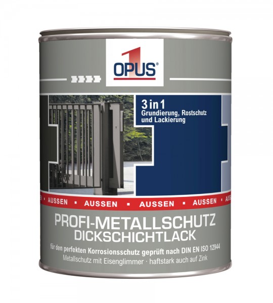 OPUS1 Dickschichtlack Metallschutz 0,75l