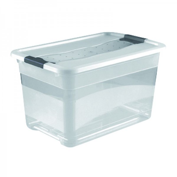 keeper Aufbewahrungsbox cornelia, 52 Liter, transparent