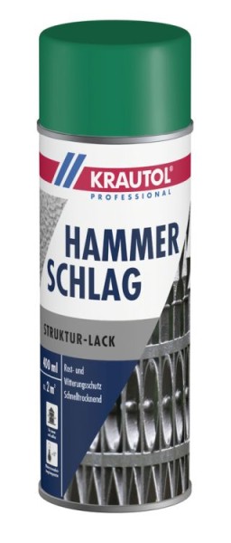 KRAUTOL Sprühlack Hammerschlag silbergrau 0,4l