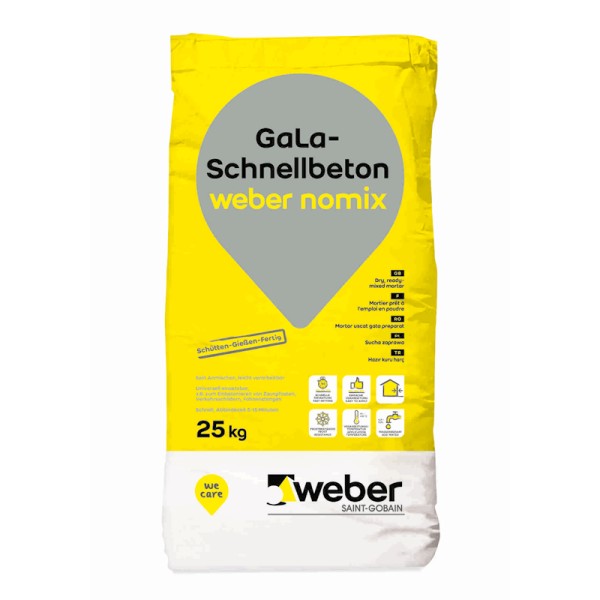 Weber nomix, Gala Schnellbeton 25 kg