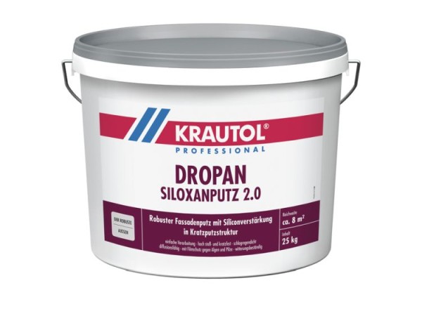 KRAUTOL Siloxanputz Dropan K1.5 weiß 25kg