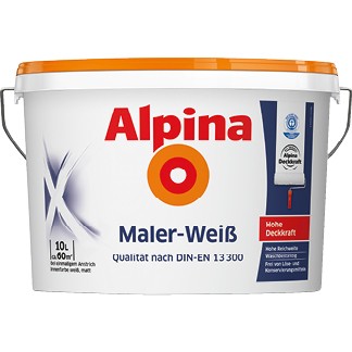 Alpina MalerWeiss 10L konservierungsmittelfrei