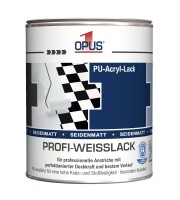 OPUS1 Profi Weisslack wasserverdünnbar 0,75l