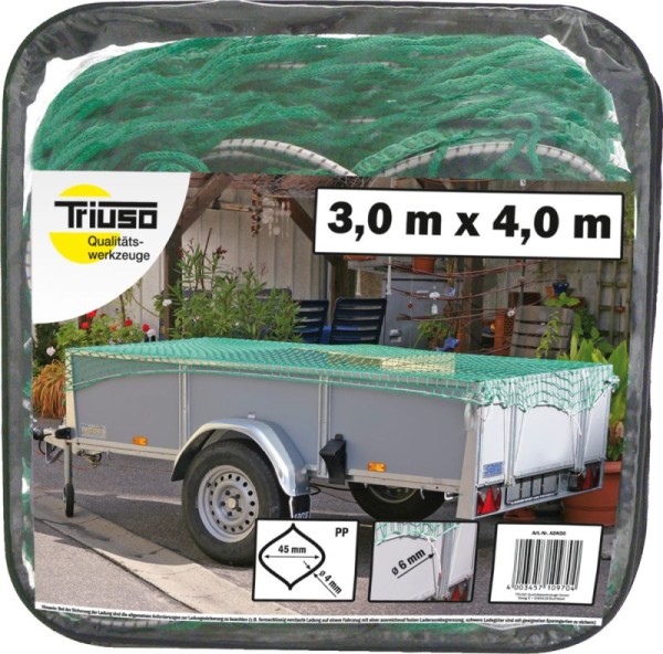 TRIUSO Abdecknetz für Anhänger 2,5x3,5m