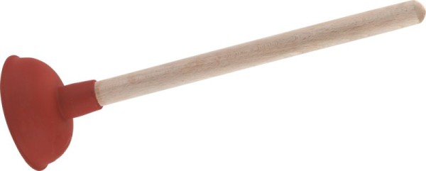 TRIUSO Abflußreiniger 14cm mit Holzstiel