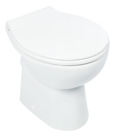 Sanitop - Stand-WC, spülrandlos, inkl. WC-Sitz mit Absenkautomatik-weiß