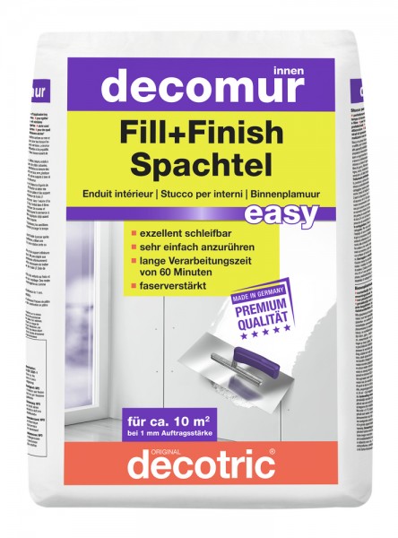 Decotric decomur Fill+Finish Spachtel easy 10 kg