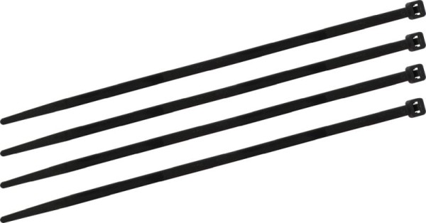 TRIUSO Kabelbinder 300x4,6mm schwarz 100 Stück