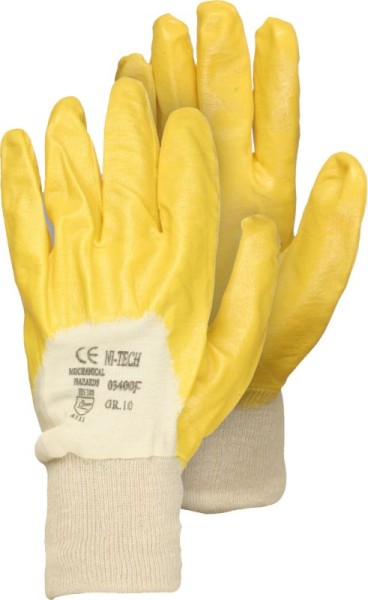TRIUSO Handschuhe Bund 12 Paar Gelb Gr.9