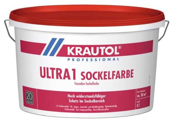 KRAUTOL Sockelfarbe ULTRA1 schiefergrau 5l