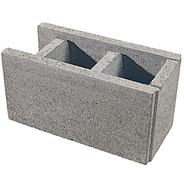 Limex Beton-Schalungssteine, grau 500/240/250