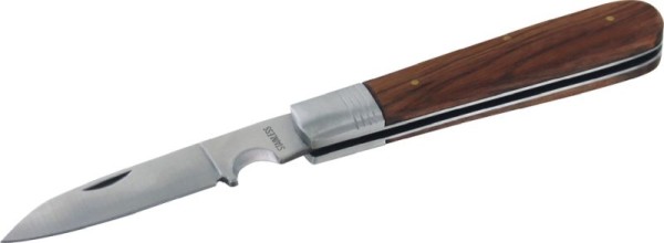 TRIUSO Kabelmesser mit Holzheft