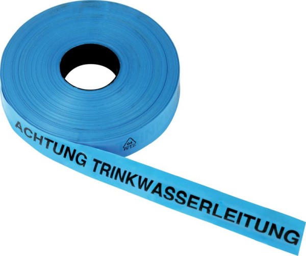 TRIUSO Trassenwarnband 40 mmx250 m Trinkwasser