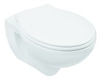 Sanitop Wand-WC-Set, Tiefspüler, Spülrandlose Toilette, Hängetoilette